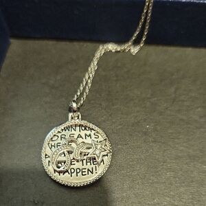 Inspirational Sterling Silver Pendant Necklace